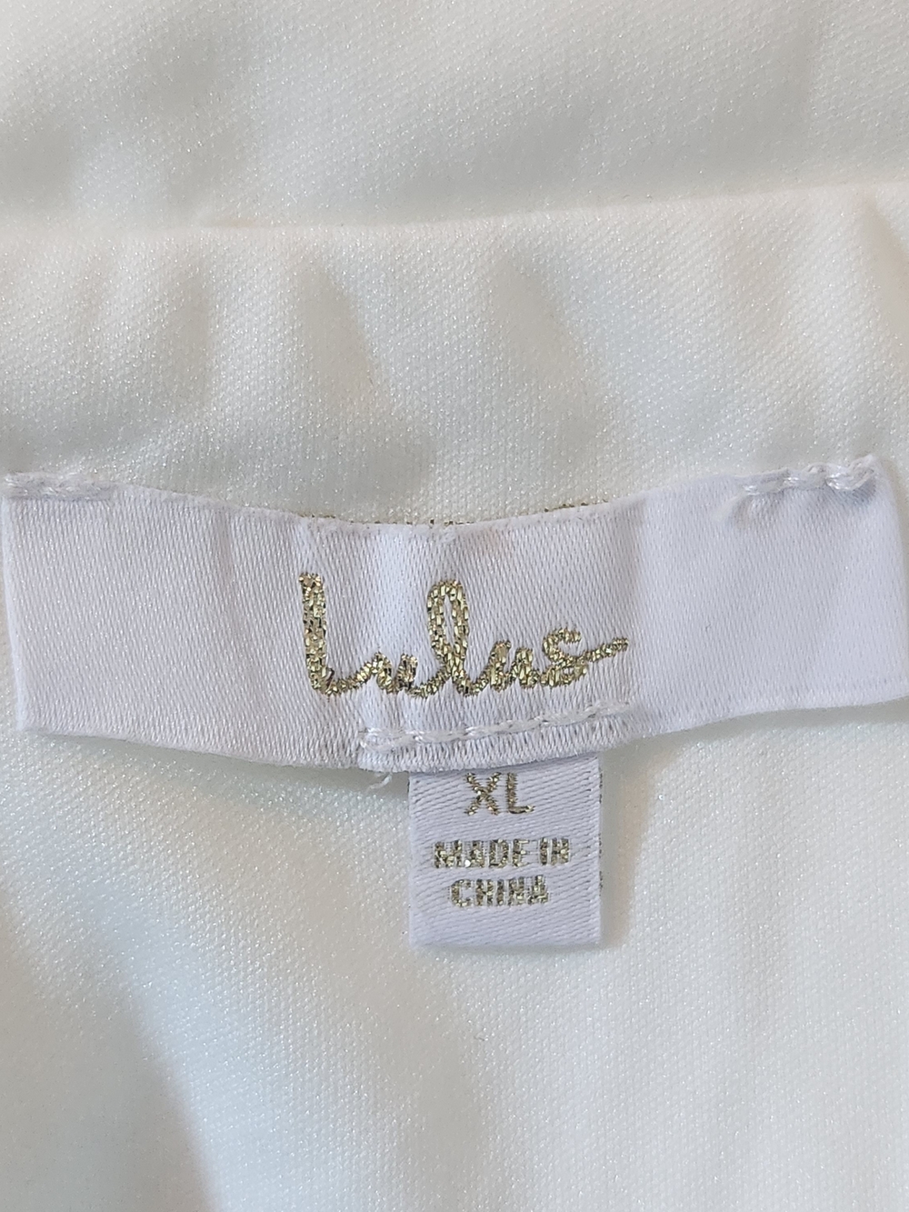 Lulus White Long Sleeve Mermaid Wedding Dress with Deep V-Neck Size XL - Picture 10 of 11